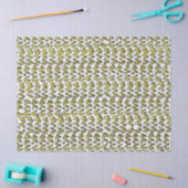 Boho Weave Faux Texture-Yellow Tissuepapier (Craft)