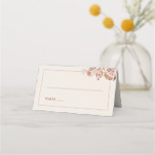 Boho Weddenschap met Waterverf bloemen Plaatskaartje (Voorkant)