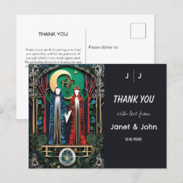 Boho Wedding Bedankt Briefkaart