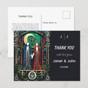 Boho Wedding Bedankt Briefkaart