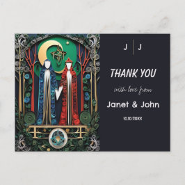 Boho Wedding Bedankt Briefkaart