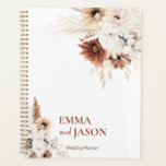 Boho Wedding Checklist Planner<br><div class="desc">Blijf georganiseerd in stijl met deze Boho Wedding Checklist Planner met een elegant bloemontwerp. Perfect voor bruiden die hun grote dag plannen, deze planner helpt u bij het bijhouden van elke taak, van boekingen van leveranciers tot laatste details. Personaliseer eenvoudig de omslagtekst en selecteer de gewenste grootte om aan uw...</div>