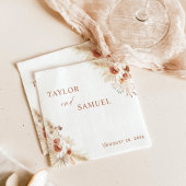 Boho Wedding Cocktail Paper Napkin Servet