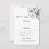 Boho Wedding Details in Spanish Bedankkaart (Voorkant)