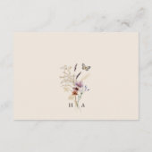 Boho Wedding Details Informatiekaartje (Achterkant)