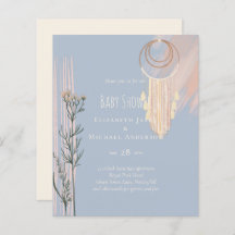 BOHO Wedding Dusty Blue Peach Dream Catcher