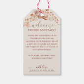 Boho Wedding Elegant Script for Guests Welcome Bag Cadeaulabel (Voorkant)