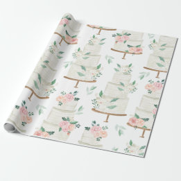 Boho Wedding Elegant Waterverf Cadeaupapier