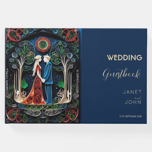 Boho Wedding Gastenboek (Voorkant)