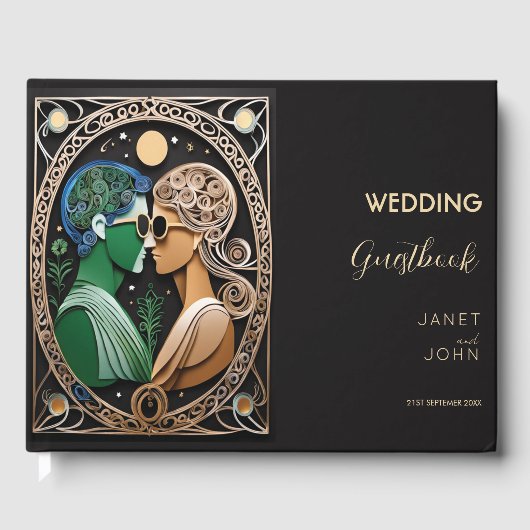 Boho Wedding Gastenboek (Voorkant)
