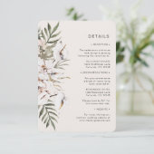 Boho Wedding Informatiekaartje (Staand voorkant)