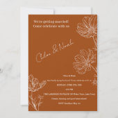 Boho Wedding Invitation  Kaart (Voorkant)