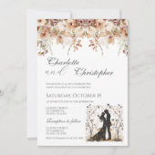 Boho Wedding Invitation Kaart (Voorkant)