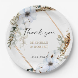 Boho Wedding Lijst Floral Fall Wedding Elegant Papieren Bordje
