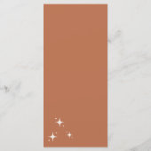 Boho Wedding Menu (Achterkant)