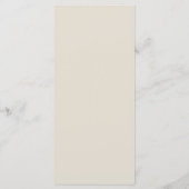 Boho Wedding Pampas Grass Orchid Palm Protea Menu (Achterkant)