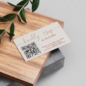 Boho Wedding RSVP Online Website met QR-code Informatiekaartje