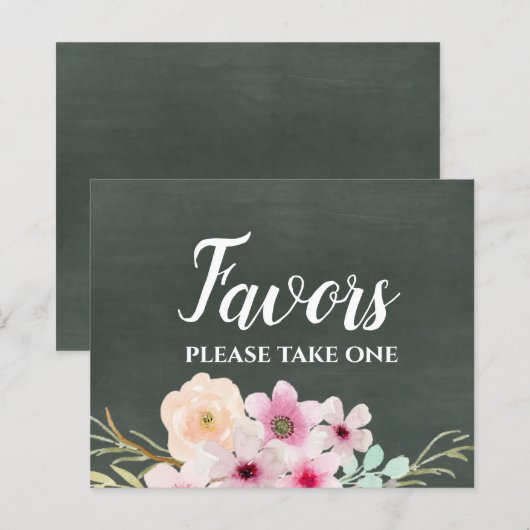 BOHO Wedding Signs Chalkboard (Voorkant / Achterkant)