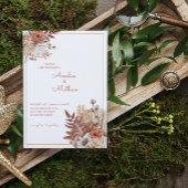 Boho Wedding Sjabloon Kaart