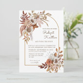 Boho Wedding Sjabloon Kaart