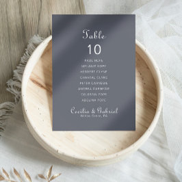 Boho Wedding Table 10 Kaart