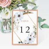 Boho Wedding Table Number Lijst Herfst Terracotta Kaart