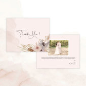 Boho Wedding Thank You Card Bedankkaart