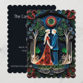 Boho Wedding Uitnodiging (Voorkant / Achterkant)