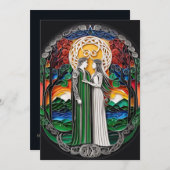 Boho Wedding Uitnodiging (Voorkant / Achterkant)