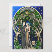 Boho Wedding Uitnodiging (Voorkant)