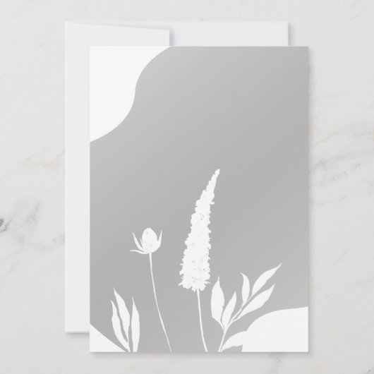 Boho Wedding Uitnodiging (Achterkant)