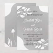 Boho Wedding Uitnodiging (Voorkant / Achterkant)