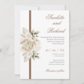 Boho Wedding Uitnodiging (Voorkant)