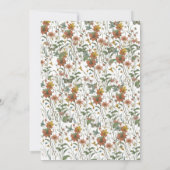 Boho Wedding Uitnodiging (Achterkant)