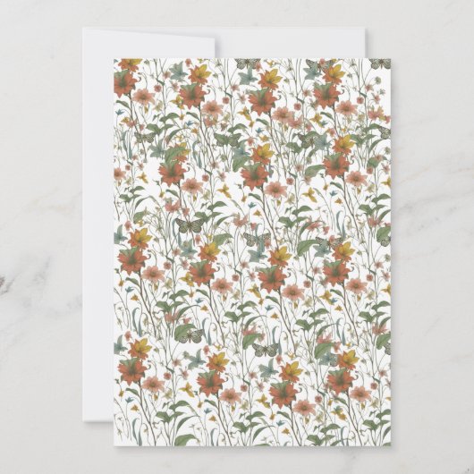 Boho Wedding Uitnodiging (Achterkant)