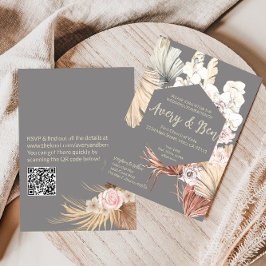 Boho Wedding Uitnodiging