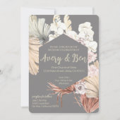 Boho Wedding Uitnodiging (Voorkant)