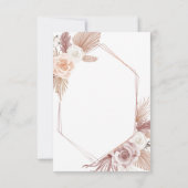 Boho Wedding Uitnodiging (Achterkant)