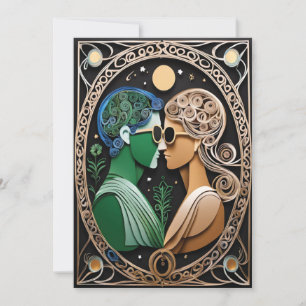 Boho Wedding Uitnodiging