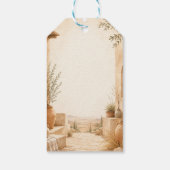 Boho Welkom Trouwcadeaukaartje Cadeaulabel (Achterkant)
