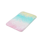 Boho Wervelende Groovy Abstract Genderflux Pride V Badmat (Gekanteld)