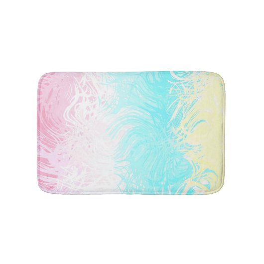 Boho Wervelende Groovy Abstract Genderflux Pride V Badmat (Voorkant)