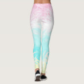 Boho Wervelende Groovy Abstract Genderflux Pride V Leggings (Achterkant)