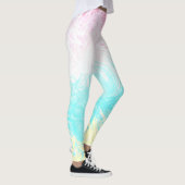 Boho Wervelende Groovy Abstract Genderflux Pride V Leggings (Rechts)