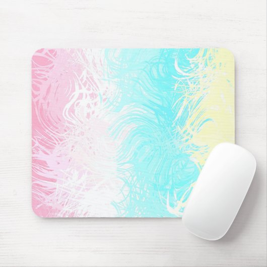 Boho Wervelende Groovy Abstract Genderflux Pride V Muismat (Met muis)
