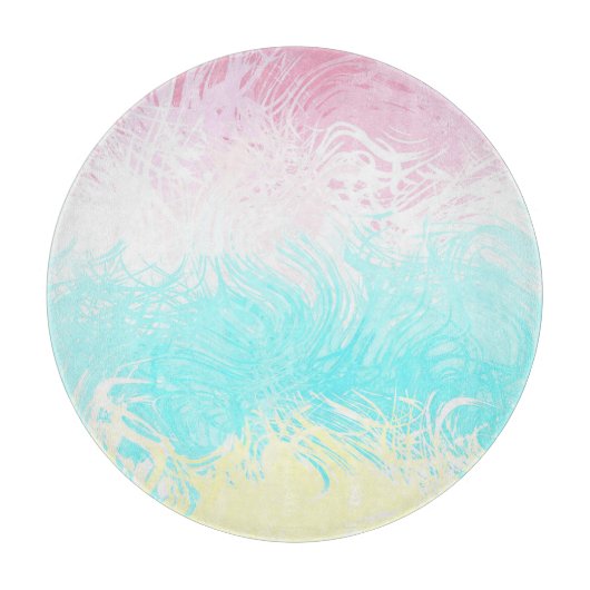 Boho Wervelende Groovy Abstract Genderflux Pride V Snijplank (Voorkant)