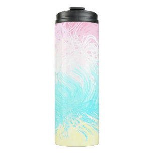Boho Wervelende Groovy Abstract Genderflux Pride V Thermosbeker