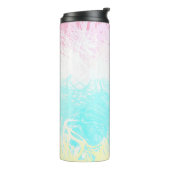 Boho Wervelende Groovy Abstract Genderflux Pride V Thermosbeker (Gedraaid links)