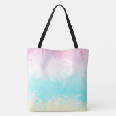 Boho Wervelende Groovy Abstract Genderflux Pride V Tote Bag (Achterkant)