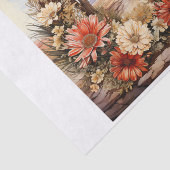 Boho Western bloemenkrans boeket voor Decoupage Tissuepapier (Detail)